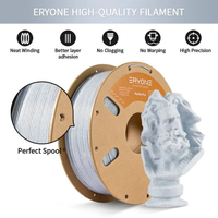 Filament d'imprimante 3D PLA Marbre 1,75 mm Bobine de 1 kg ±0,03 mm Texture mate pierre naturelle
