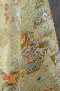 Nouveau style de tissu jacquard chinois en brocart Song avec fil doré tissé pour costume Tang - Product Image 6