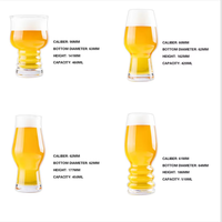 Verre à boire transparent sans plomb pour enfants, en gros, créatif, pas cher, moderne, avec boîte cadeau, verre à bière et verrerie de bar pour la maison
