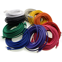 Kabel patch ethernet UTP Cat6e outdoor, kabel jaringan tembaga stranded RJ45 solid Cat6, harga produsen.