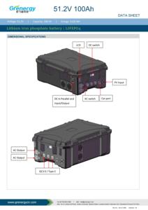 Shenzhen Grenergy caja de carrito de moda 48V LiFePO4 batería estación de energía portátil - Product Image 5