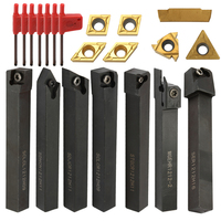 8mm 10mm 12mm 16mm tige tour porte-outil de tournage barre d'alésage tour outil tour Cutter CNC métal tournant supports de tige et Inserts