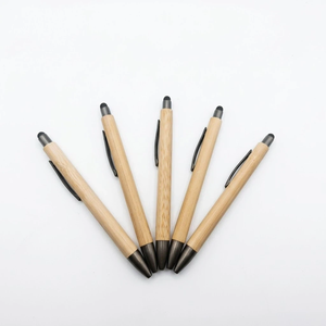 Custom Logo Bamboo Ballpoint <strong>Pens</strong> Aesthetic Designer High Quality Office School Writing <strong>Pens</strong> For Kids - Product Image 4