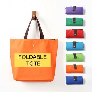 Hot Custom Logo Foldable Oxford Cloth Waterproof Shopping Bags Business <b>Gift</b> Tote Bag Large Capacity Handbags - Product Image 2