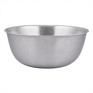 Cuenco para mezclar de acero inoxidable de diseño clásico Vintage de alta calidad, cuenco de Metal único para utensilios de cocina - Product Image 1