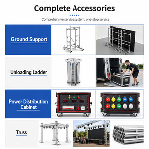 Écran LED d'église R&E P4 P2.5, mur vidéo extérieur de location, étanche, haute résolution, affichage de fond d'autel pour événements - Product Image 2