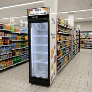 Refrigerador Vertical de Una Puerta para Bebidas, de Doble Temperatura, Apto para Uso en Exteriores, Hogares, Comercios y Supermercados, Directo de Fábrica - Product Image 2