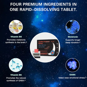 Vente d'usine : Compléments alimentaires oraux en film mince pour le sommeil, film buccal dissoluble, meilleure qualité de sommeil, bande orale - Product Image 2