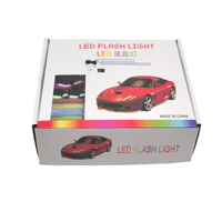 Lumières LED sous le véhicule de 1,2 m, lumières de bienvenue, changement de couleur, lumières colorées, application et télécommande, bande lumineuse d'ambiance intérieure, DRL