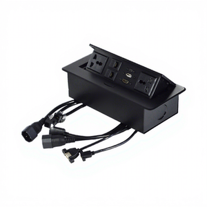 Prise de Courant Internationale USB de Bureau Pop-Up/ Boîtier de Connexion Multimédia Encâstrable, Bloc Prise de Bureau Escamotable - Product Image 3