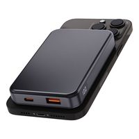Chargeur sans fil magnétique ultra fin PD20W avec affichage numérique, batterie externe portable 10000mAh