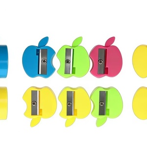 Sacapuntas con Diseño de Manzana a Precio de Fábrica, Material Escolar con Forma de Fruta de Dibujos Animados para Niños, Recompensas para el Aula con Buena Calidad - Product Image 5