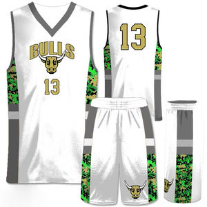 Groothandel Hoge Kwaliteit Sublimatie Volwassen Sets Unisex Custom Basketbal Jersey Uniformen - Product Image 5