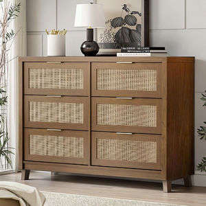 Meubles de salon d'intérieur de maison Offre Spéciale commode rétro à 6 tiroirs commode de style campagnard moderne personnalisée en gros - Product Image 1