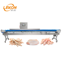 Trieuse de pattes de poulet, machine de tri de ailes de poulet de taille moyenne, trieuse de qualité, classificatrice de poids