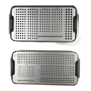 Fabrikant China Veterinaire Orthopedische Chirurgische Instrumenten Set Sterilisatie Box 1.5/2.0/2.4/2.7/3.5 Implantaat Schroef case - Product Image 2