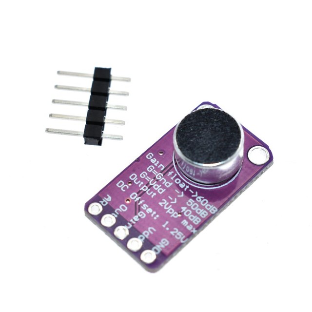 MAX9814 Microphone Amplifier Module MIC Microphone Sound Amplifier Sound Sensor Module MAX9814
