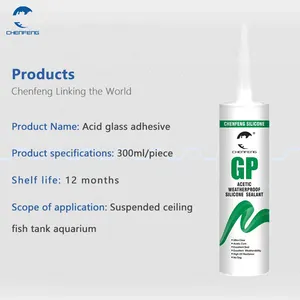 لاصق زجاجي شفاف سريع الجفاف من حمض الأستوكسي rtv لاصق سليكون شفاف مقاوم للماء GP لخالق أحواض الأسماك