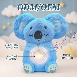 ตุ๊กตาหมี Youpin Home Breathing Bear ของเล่นตุ๊กตาเสียงดนตรีเรืองแสง นุ่มพิเศษ ช่วยให้หลับสบาย ซักได้ บรรเทาความเครียด ของขวัญวันฮาโลวีน สำหรับเด็กอายุ 5-7 ปี - Product Image 1