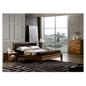 新产品大床豪华家具RPAA001现代床架实木床