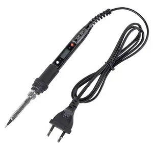 EU/US 80W 110V Electric Soldering Iron Adjustable Temperature LCD Digital Display 220V Welding Solder Iron Tips Repair Rework