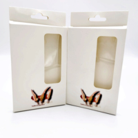 Boîte d'emballage personnalisée pour faux ongles en gros, boîte en papier pour capsules d'ongles avec plateau intérieur en PVC pour présentation et emballage d'ongles artificiels