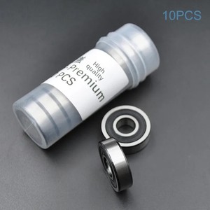 Roulements 608/606/607/609/625/626/627/628 2RS ABEC 7, alésage 5-9mm, roue à rouleaux, lubrifiés et scellés, 10 pièces - Product Image 5
