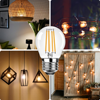 Ampoule LED à filament Edison G45 2026, culot E26 E27, 4W 5W 6W, ampoule décorative industrielle, ampoule LED à filament vintage
