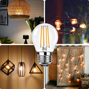 Ampoule LED à filament Edison G45 2026, culot E26 E27, 4W 5W 6W, ampoule décorative industrielle, ampoule LED à filament vintage - Product Image 4