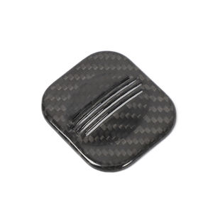 Pour <span class=keywords><strong>Fiat</strong></span> 500 2021-2023 véritable fibre de carbone automobile intérieur accessoires Microphone Volume indicateur boîte - Product Image 5