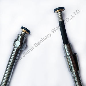 Tuyau de douche <span class=keywords><strong>flexible</strong></span> <span class=keywords><strong>extractible</strong></span> en acier inoxydable 201 chromé à double gaine, diamètre extérieur 15 mm, <span class=keywords><strong>pour</strong></span> salle de bain |   Raccord de plomberie à ferule - Product Image 5