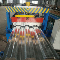 Machine de formage à froid entièrement automatique pour tôles de plancher en acier de 900 mm de large, machine de fabrication de panneaux de toiture