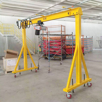 Grue portique électrique compacte à roues, directement de l'usine