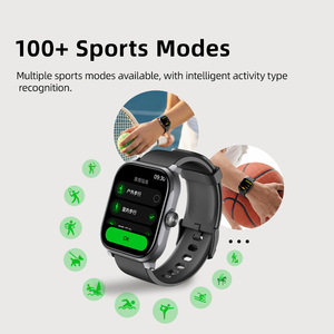 Montre connectée unisexe OEM/ODM avec assistant vocal IA, appels, écran TFT carré 41-43mm, étanche IP68, bracelet en gel de silice, suivi du sommeil - Product Image 3