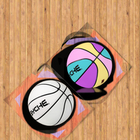 Ballon de basket d'entraînement en cuir PSYCHE avec logo personnalisé, durable, changeant de couleur, personnalisé et polyvalent pour les joueurs de tous niveaux