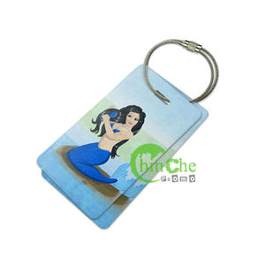 Tag bagasi PVC plastik keras hadiah promosi dirancang dengan elegan untuk Aksesori Perjalanan - Product Image 4