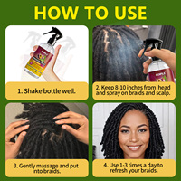 Haarspray voor eigen label, voor het verfrissen van vlechten, glad haar, natuurlijke formule, haarverzorging & glans.