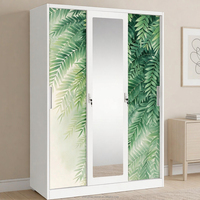 Armoire de chambre en acier à trois portes, démontable, résistante à l'humidité, écologique, durable, sécurisée pour hôpital