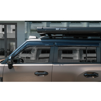 Visera para Ventana de Coche Jetour Traveler T2, Protector Solar y de Lluvia, Accesorios para Coche, Protector Acrílico contra la Intemperie, Deflector de Viento, Negro
