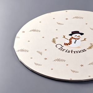 Sunshine Custom Printed 10 12 14 Inch Golden Corrugated Paper <b>Cake</b> <b>Boards</b> Drum <b>Square</b> Rectangle White - Product Image 6