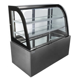 Comptoir TDG-1200 réfrigéré <span class=keywords><strong>professionnel</strong></span> incurvé vitrine en verre réfrigérateur vitrine - Product Image 3