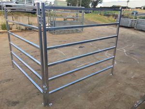 6 <strong>Rail</strong> 1800 X 2100 Fully <strong>Galvanised</strong> Horse Panel Cattle Panel - Product Image 4