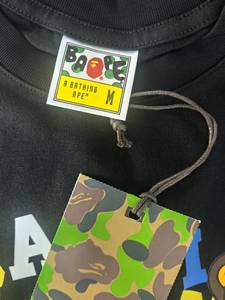 Versione 1:1 di Alta Qualità, Pronta Consegna, Stampa Laser con Lettere, 100% Cotone, Casual Traspirante, Moda Trendy da Uomo, Designer Bapees - Product Image 5