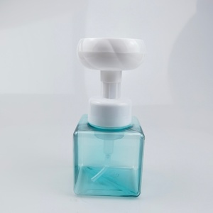Botella de Espuma para Cosméticos con Bomba en Forma de Flor, Envase de Plástico PETG, Botella para Espuma Limpiadora Facial con Bomba en Forma de Flor - Product Image 2