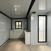 Maison Modulaire Conteneurisée de Luxe Moderne avec Double Vitrage Trempé, Maison Préfabriquée Écologique pour Chambre et Utilisation en Extérieur (Parc)