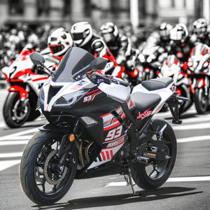 <span class=keywords><strong>2021</strong></span> vente en gros RZ DANIU 200CC 250CC ZONGSHEN MOTEUR 400CC refroidissement par air EFI ABS moteur à essence motos de course essence électrique - Product Image 3