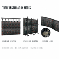 Écran LED pour scène de concert, mur vidéo de location facile à installer P2.5 2.9 P3.91 7680HZ, panneau d'affichage intérieur/extérieur pour événements