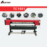 Printer Inkjet Eco Solvent Murah Langsung dari Pabrik 1.8m Single Dual Xp600 I1600 I3200 Printhead untuk Vinyl, Pembungkus Mobil, Spanduk Digital