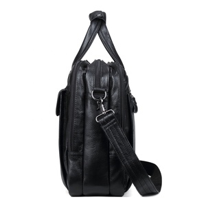 Viajes de lujo a mano de cuero genuino maletín marrón Honda Oficina hombro bolsa bolso del ordenador portátil de <span class=keywords><strong>15</strong></span>,<span class=keywords><strong>6</strong></span> pulgadas - Product Image 4