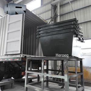 Personalizzato 3CBM in metallo acciaio verde <span class=keywords><strong>Luger</strong></span> cassonetti per il riciclaggio dei rifiuti cestino con porta nuova condizione - Product Image 6